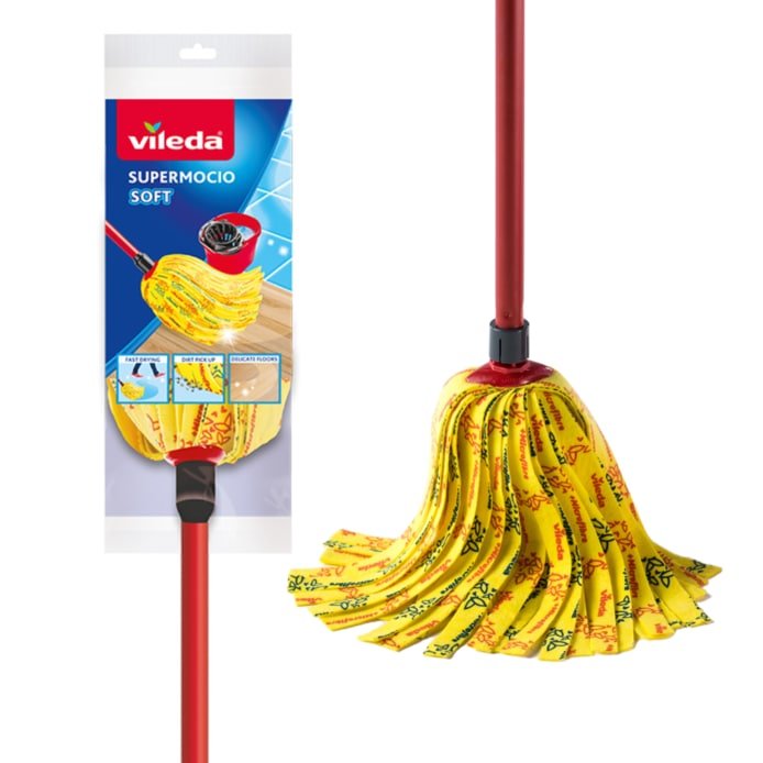 Vileda SuperMocio Soft Mop Head & Handle