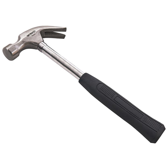 16oz (450g) Polished claw hammer with steel shaft