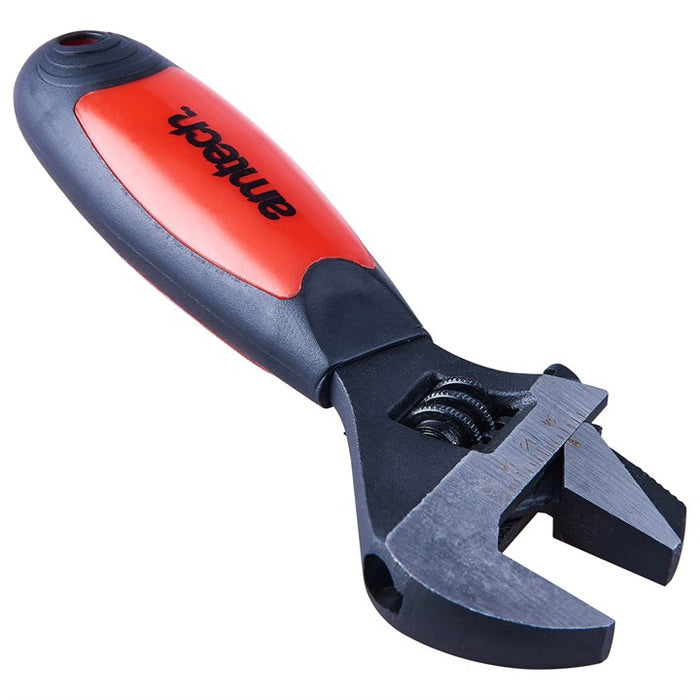 2-in-1 Stubby pipe wrench/adjustable wrench