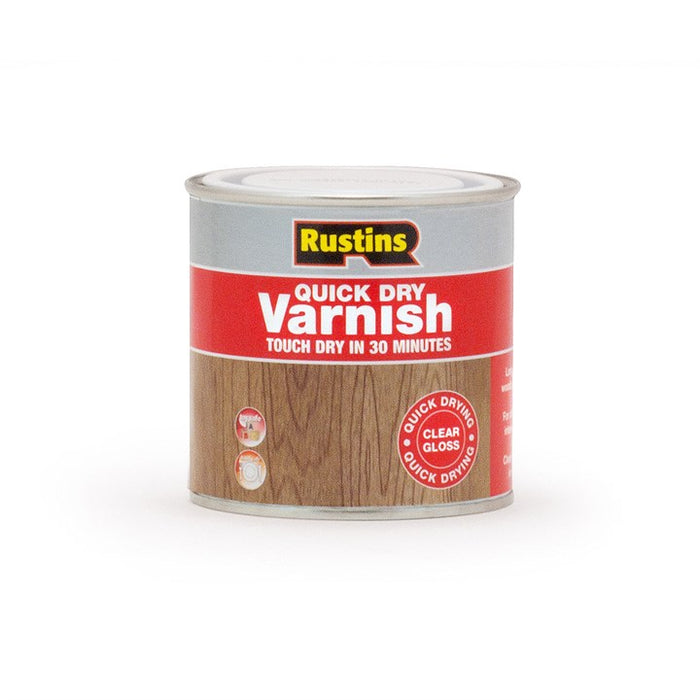 Rustins Quick Dry Varnish Gloss Clear 250Ml (Avgc250)