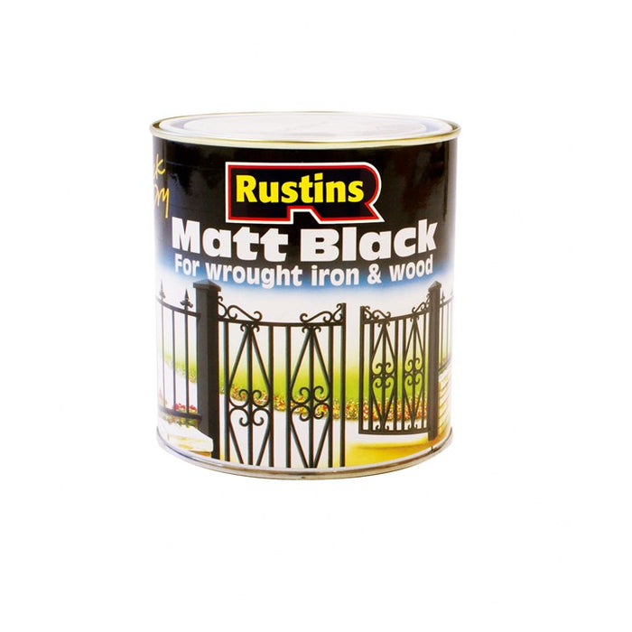 Rustins Black Matt 1Lt (Blam1000)