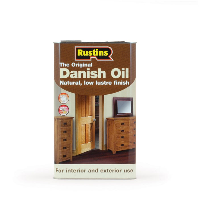 Rustins Original Danish Oil 5Lt (Dano5000)