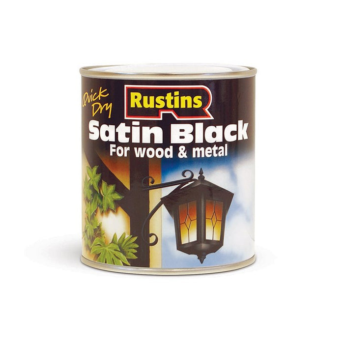 Rustins Satin Black 1Lt (Satb1000)