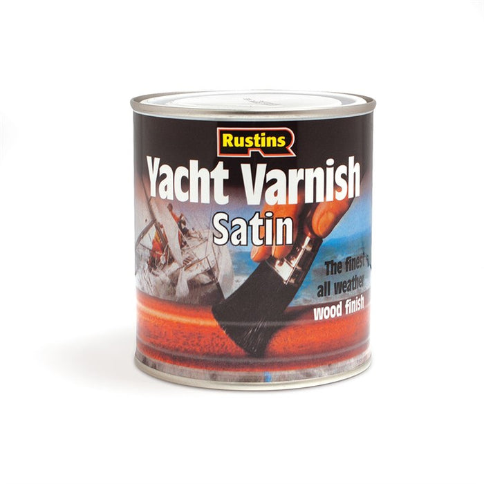 Rustins Yacht Varnish Satin 500Ml (Yasv500)