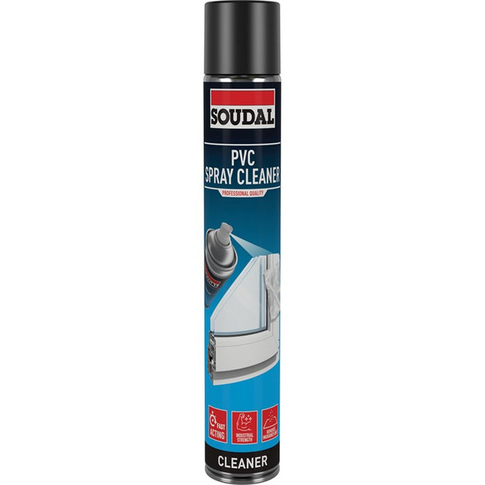 Soudal PVCu Aerosol Spray Cleaner - CLEAR (750ml)