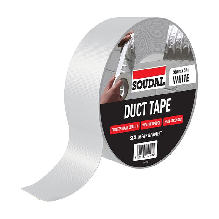 Soudal duct tape - WHITE (50mm x 50m)