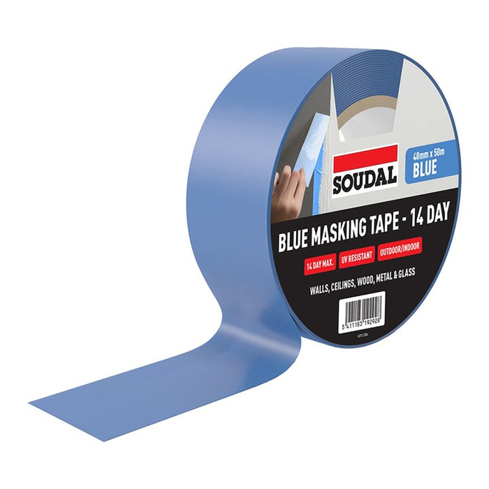 Soudal 14 day outdoor masking tape - BLUE (48mm x 50m)