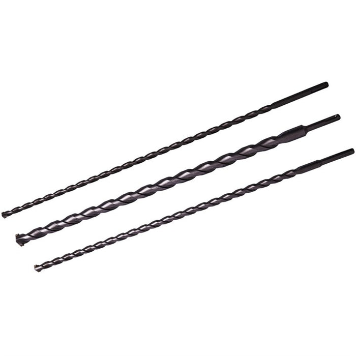 3 Piece 600mm (24") SDS drill bit set