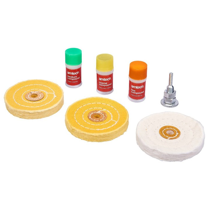 3 Piece metal polishing set