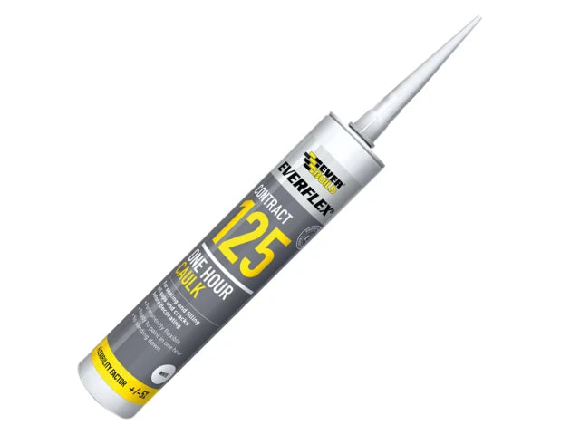 Everbuild One Hour Caulk 125 Magnolia 310ml