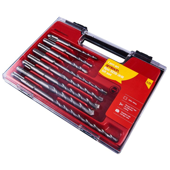 8 Piece SDS drill bit set