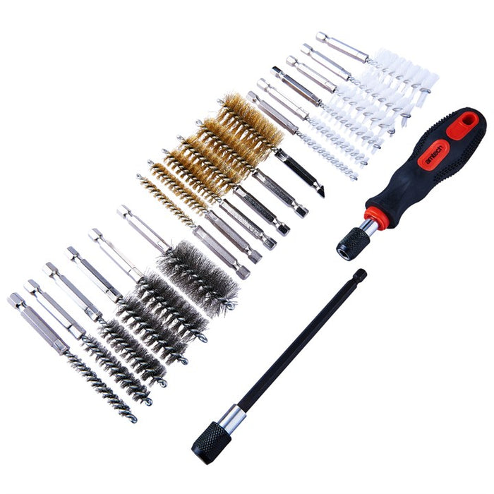 20 Piece wire brush cleaning kit