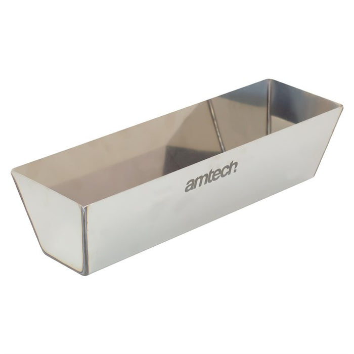 Decorator's stainless steel mud pan