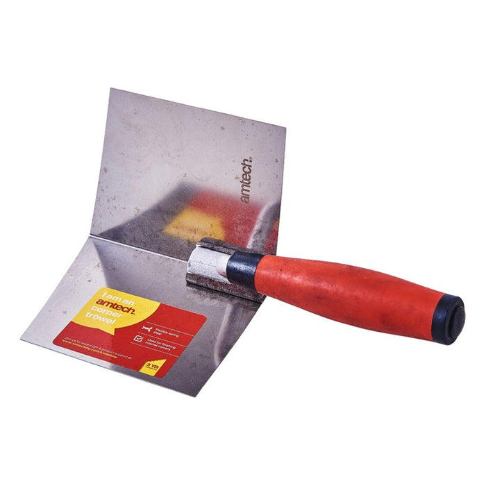 Corner trowel with soft grip