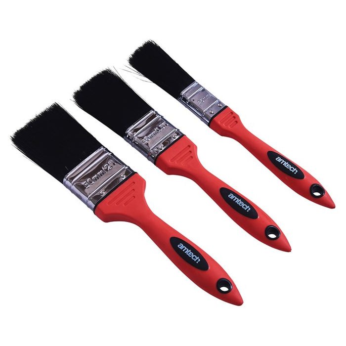 3 Piece no bristle loss paint brush set