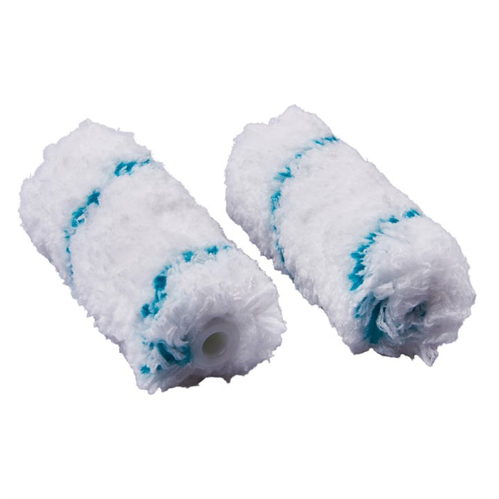 2 Piece 100mm (4") long pile (18mm) roller sleeve - microfibre