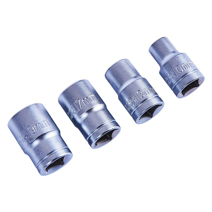 4 Piece 13mm (1/2") drive socket set