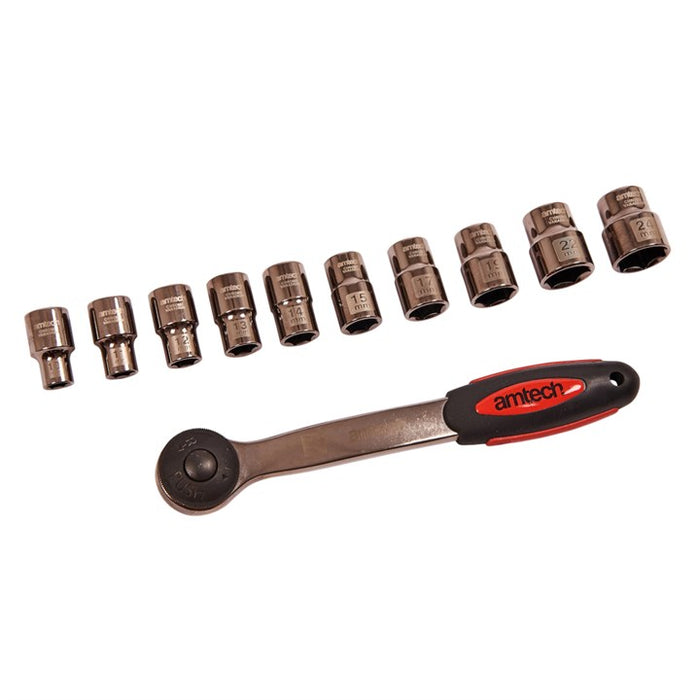 11 Piece 1/2" socket set