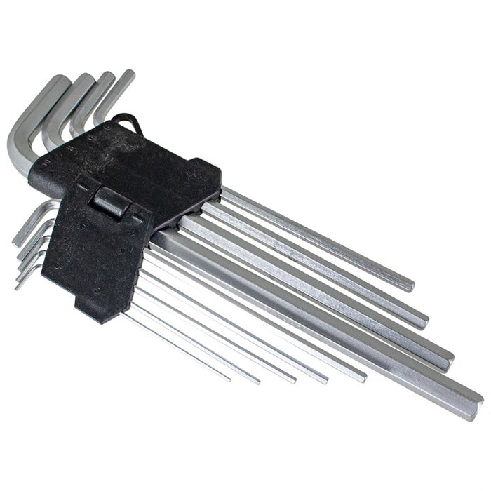 9 Piece extra-long metric hex key set