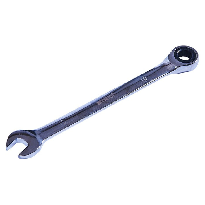 10mm (0.4") Combination ratchet spanner