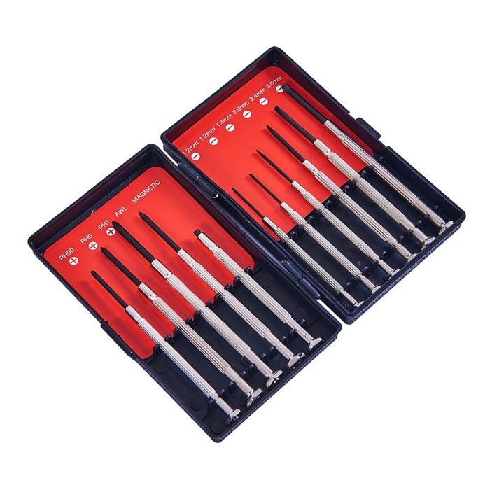 11 Piece precision screwdriver set