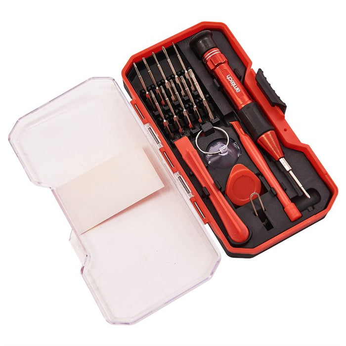 17 Piece precision phone and computer repair tool set