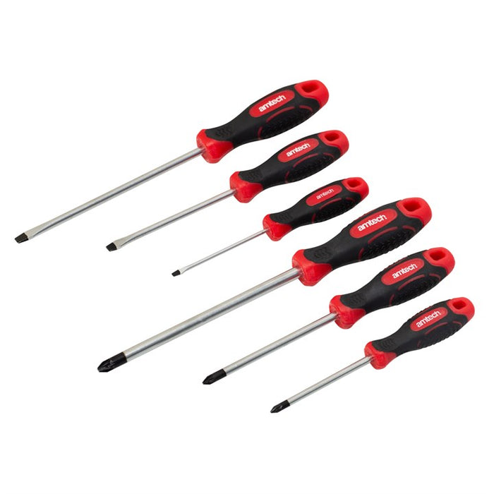 6pcs Assorted screwdriver set (PZ + SL)