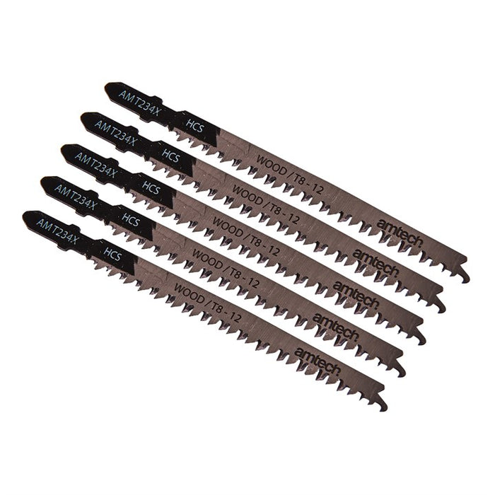 5 Piece wood jigsaw blade set (AMT234 X)