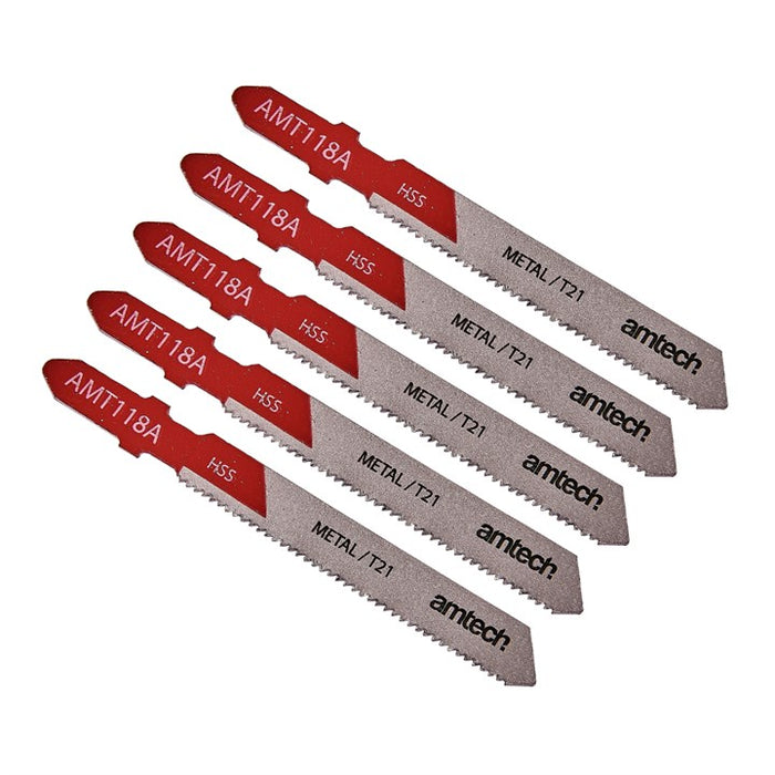 5 Piece metal jigsaw blade set (AMT118A)