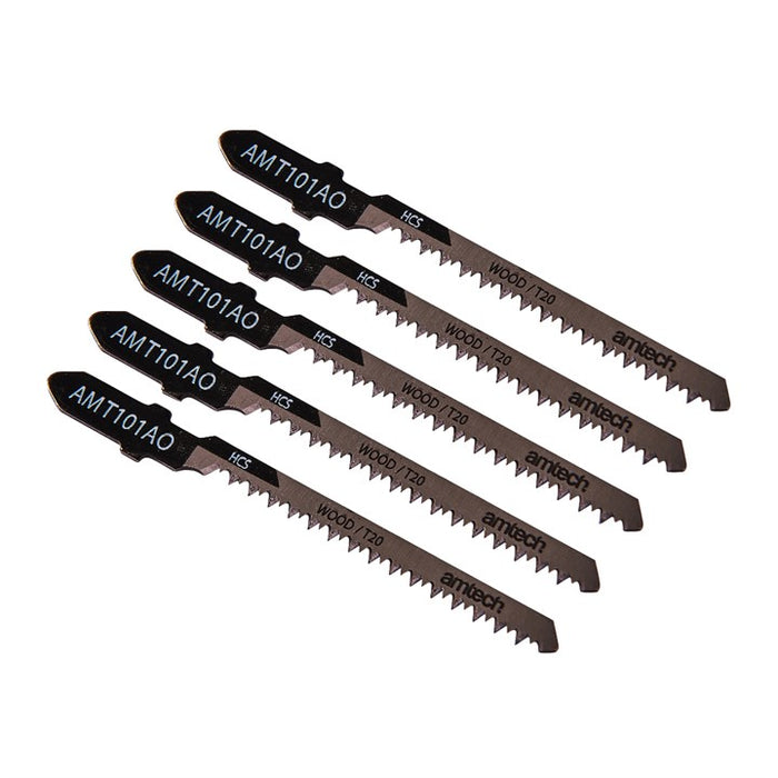 5 Piece wood jigsaw blade set (AMT101AO)