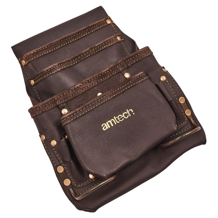 4 Pocket heavy duty leather tool belt