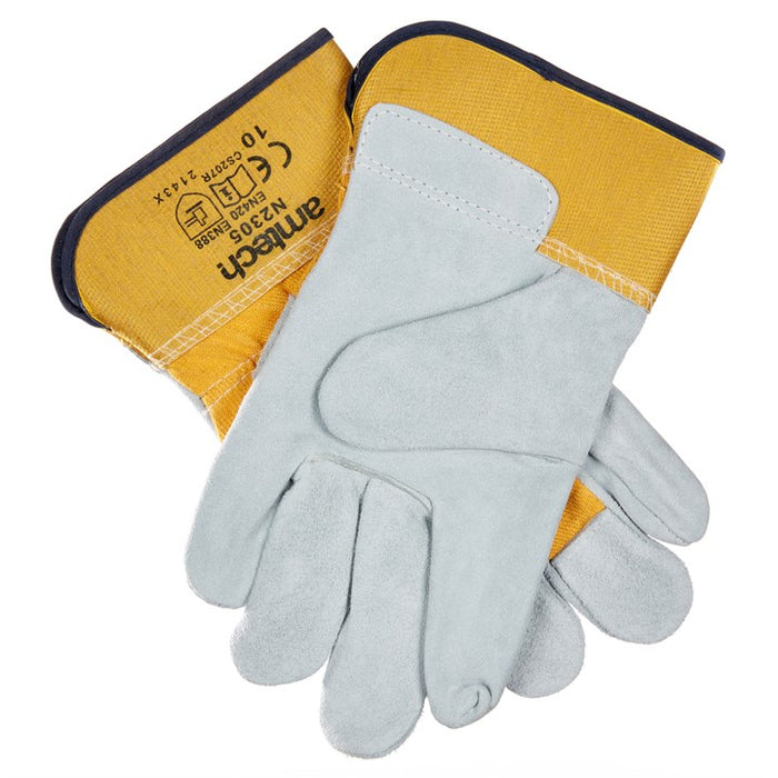 XL (size 10) Heavy duty leather rigger gloves