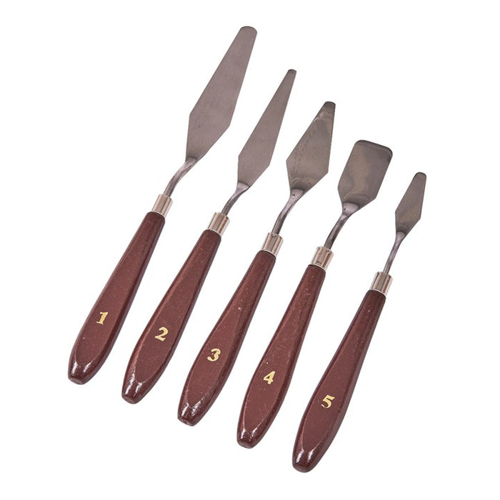 5 Piece painting knife set