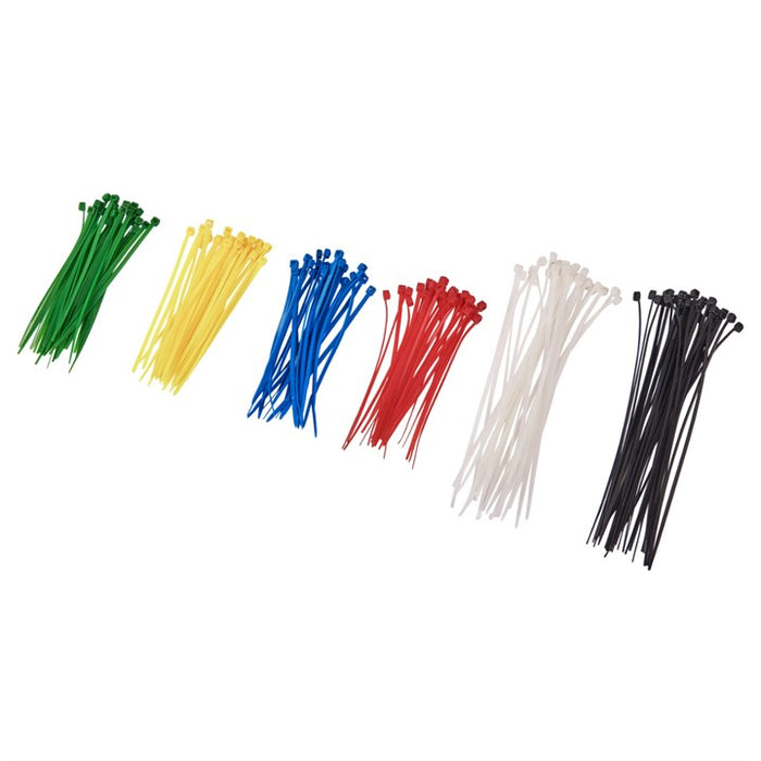 150 Piece assorted cable tie set