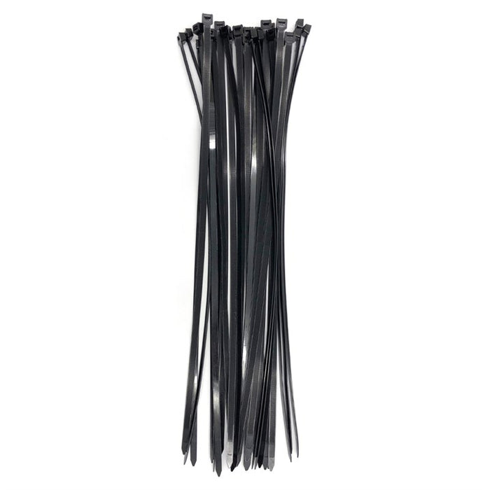 30 Tie wraps (500mm x 6.5mm) - black