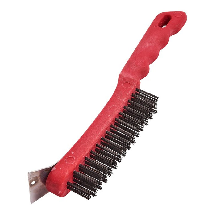 Wire brush and scraper