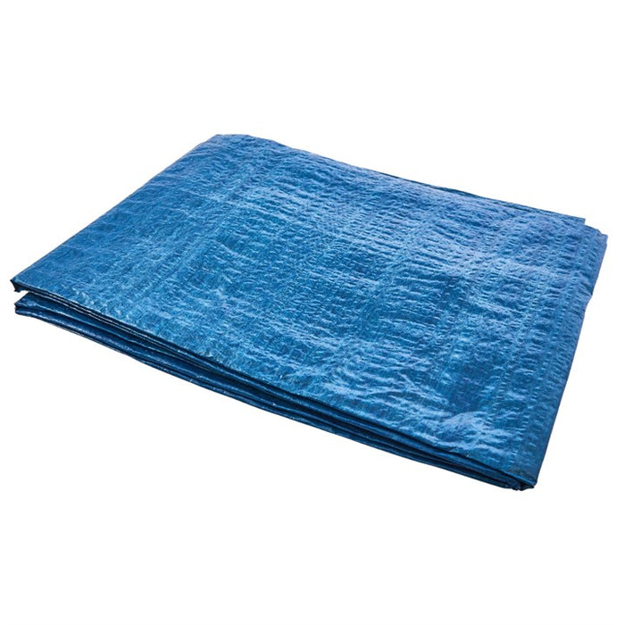 365cm (12ft) x 245cm (8ft) Tarpaulin - blue