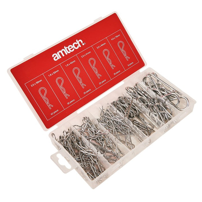 150 Piece assorted metric R clips