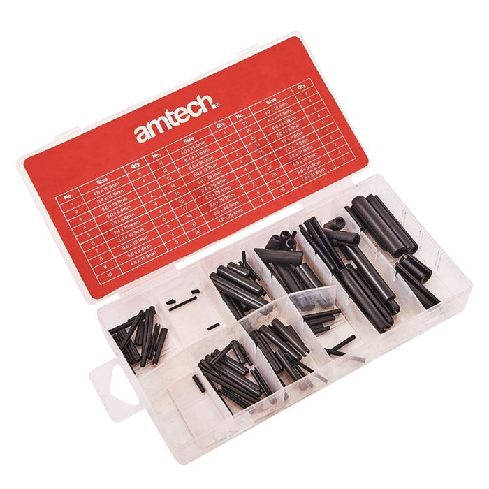 120 Piece assorted roll pin set