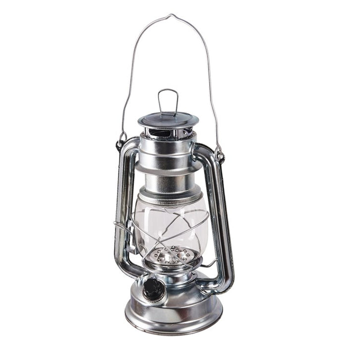 15 LED hurricane lamp (silver)