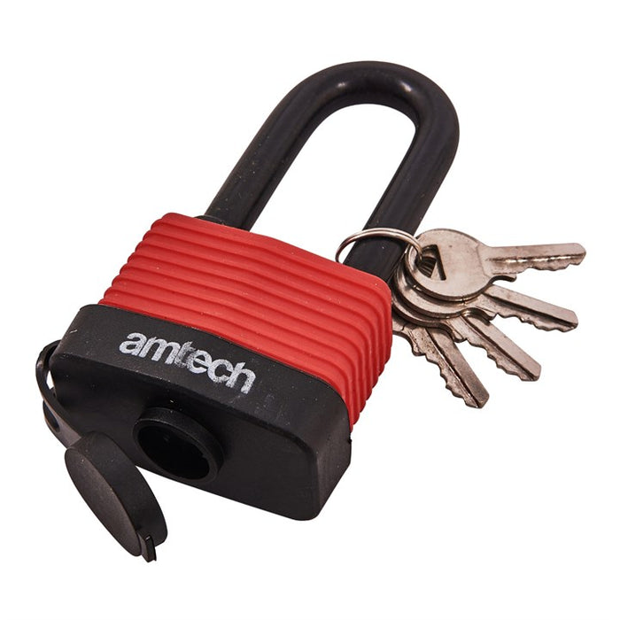 50mm Long shackle weatherproof padlock