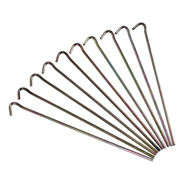 Metal garden pegs - 10 pack