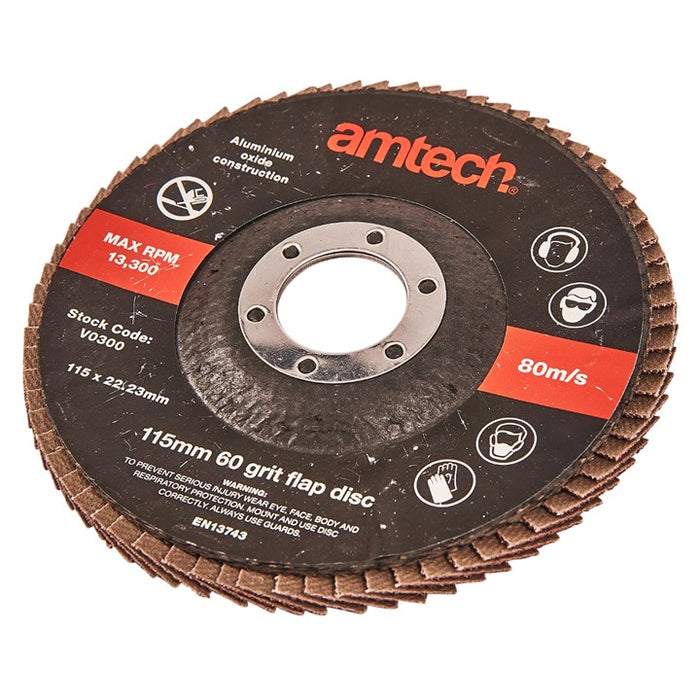 115mm 60 grit flap disc