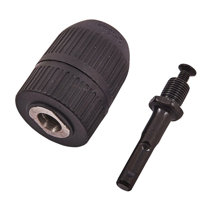 13mm (1/2") Keyless chuck with SDS adapter