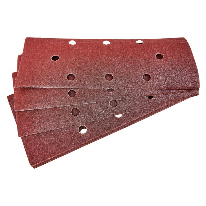 10 x 1/3 P120 grit sanding sheets (93mm x 230mm)