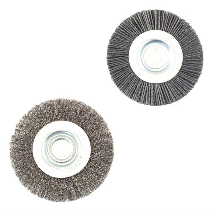 2 Piece brush set for rotary cleaning tool