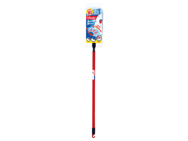 Vileda SuperMocio 3Action XL Mop Head & Telescopic Handle