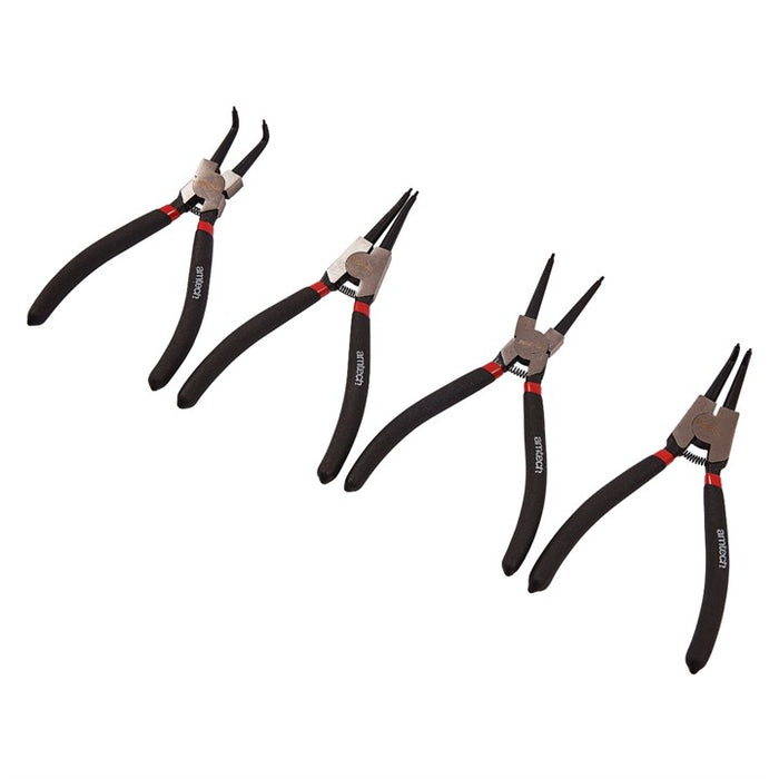 4 piece 175mm (7") Pro circlip plier set